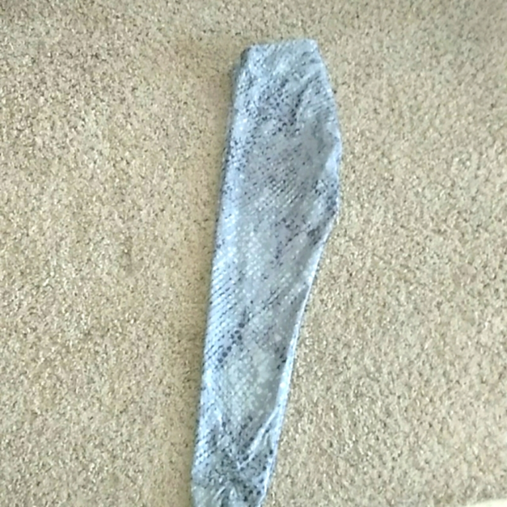 Leggings, gray and white, soft, size M, Calvin Klein.